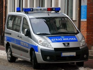 Strażnik miejski z alkomatem?
