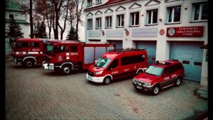 Straż zamiast karetki. fot OSP Żabno