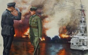 Łękawica: Bohaterzy Westerplatte na muralu