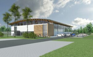 Wizulizacja hali sportowej w Radłowie. Fot. Gmina Radłów