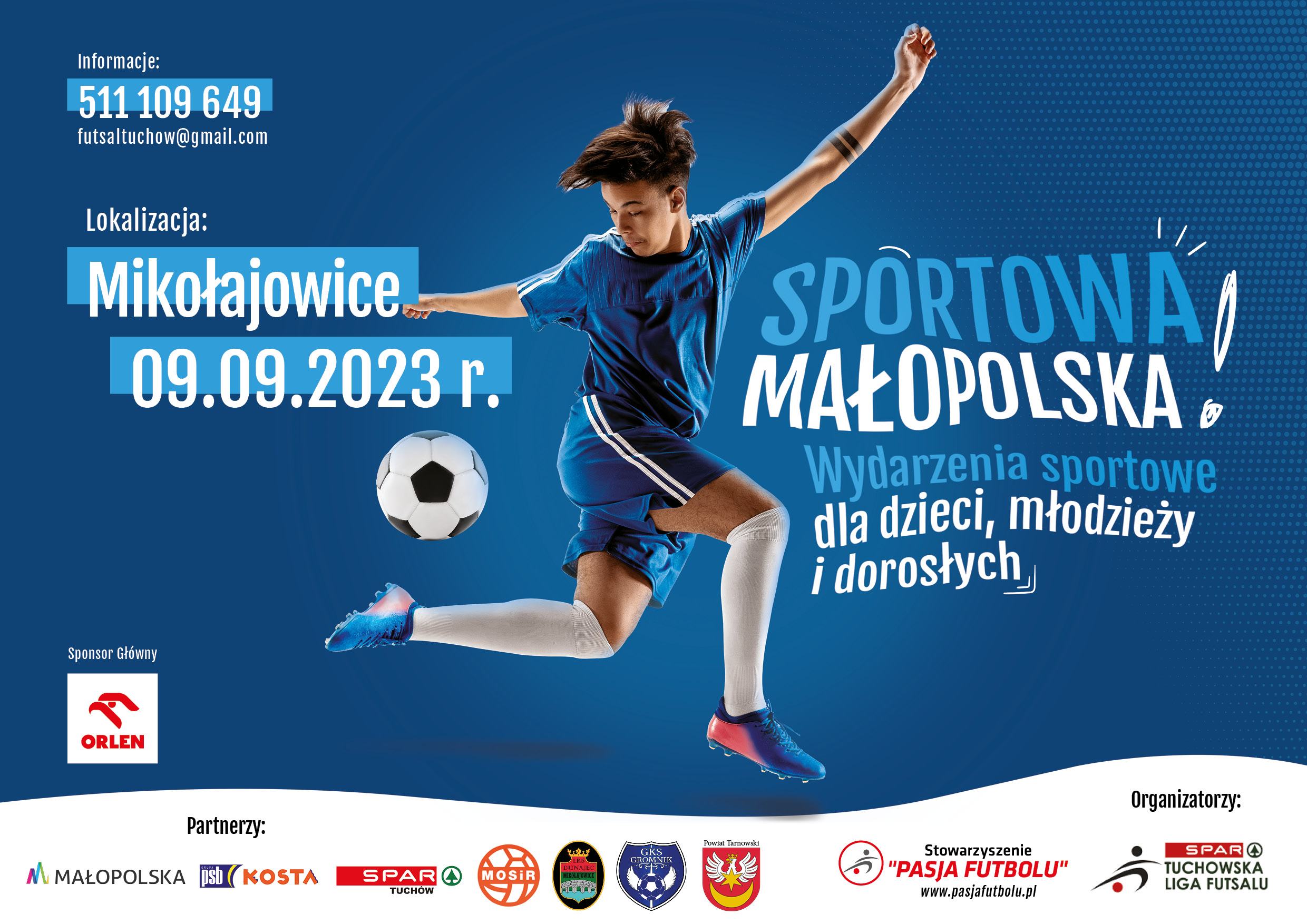 Czas na Mikołajowice! Sportowa Małopolska nie zwalnia tempa! 9 września w Mikołajowicach odbędzie się kolejna runda rozgrywek.