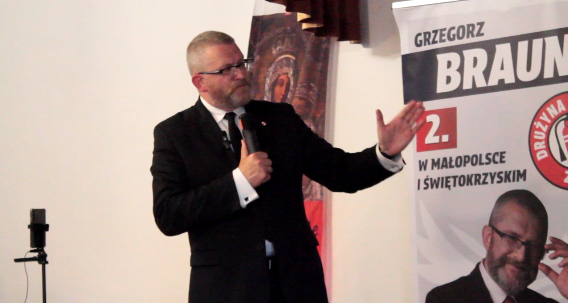 Grzegorz Braun spotkał się z mieszkańcami Tarnowa