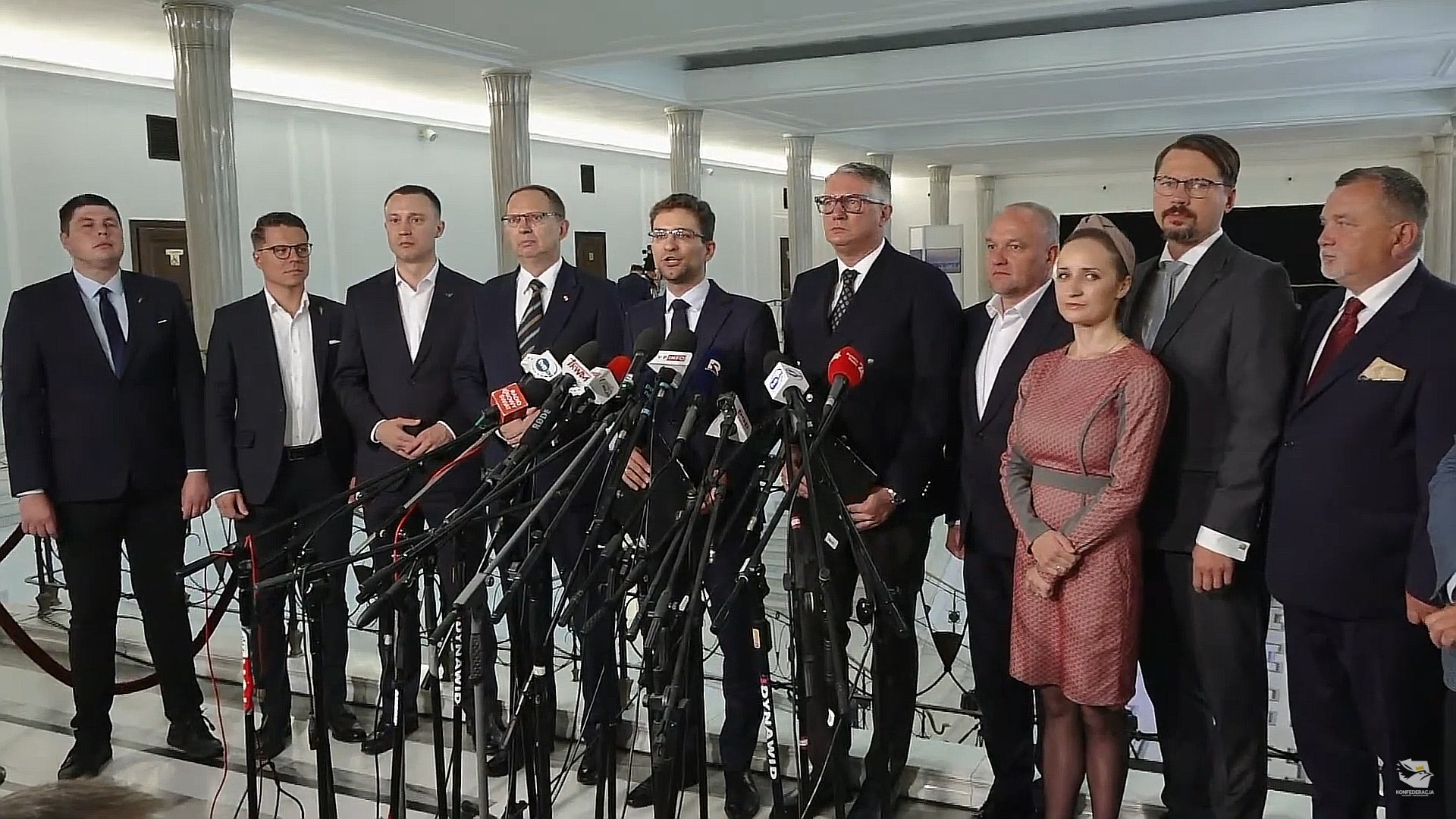 KONFEDERACJA SKŁADA WNIOSEK O WOTUM NIEUFNOŚCI WOBEC MINISTRA BODNARA, fot screen YT