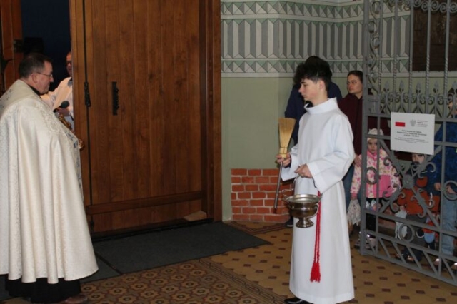 Wizytacja biskupa Leszka Leszkiewicza w parafii w Rzepienniku Biskupim 42