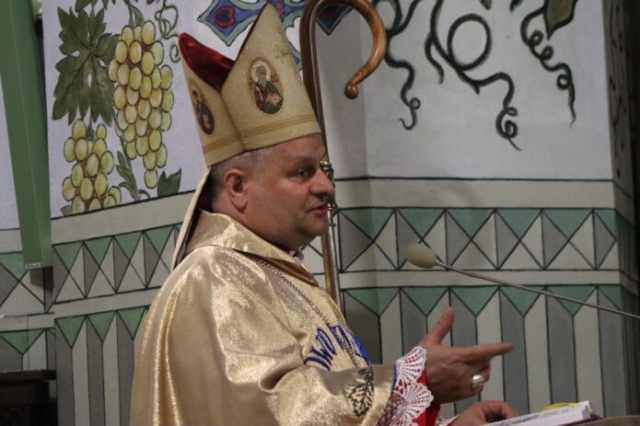 Wizytacja biskupa Leszka Leszkiewicza w parafii w Rzepienniku Biskupim 84