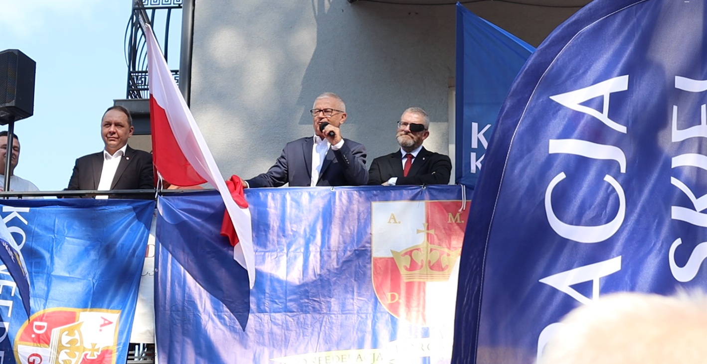 Grzegorz Braun i Włodziemierz Skalik, Busko Zdrój