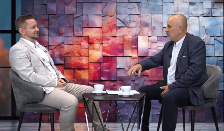 Sebastian Czapliński w programie "Dudzik lokalnie" na antenie telewizji STARnowa.TV